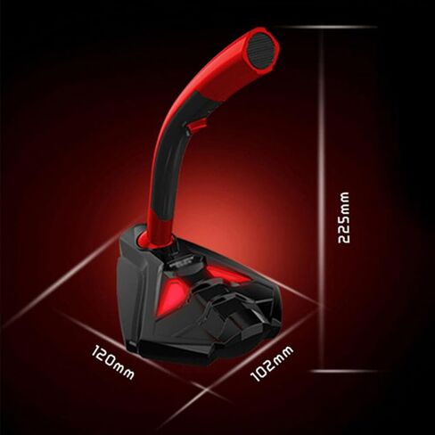 USB Gaming Computer Microphone 360 Rotation, with Light for Chat in Saudi Arabia