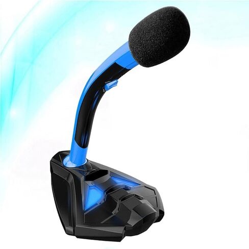 USB Gaming Computer Microphone 360 Rotation, with Light for Chat in Saudi Arabia