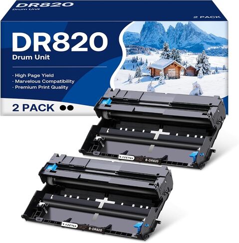 DR820 Drum Unit Compatible for Brother DR 820 DR-820 Replacement for MFC-L5900DW HL-L6200DW HL-L5100DN MFC-L5800DW MFC-L5700DW HL-L5200DWT MFC-L6700DW HL-L5200DW (2 Drum Unit, NOT Toner) in Saudi Arabia