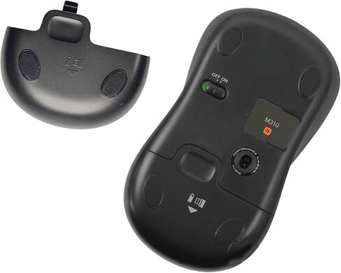 Batteries Covers Wireless Mouse Accessories Black Battery Covers Case Replacement Repair Parts for M310 M310T Wireless Mouse in Saudi Arabia