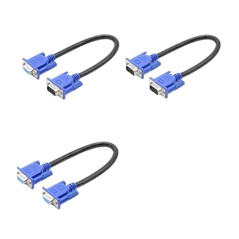 0.25m HD 15Pin V/GA D-Sub Short Video Cord Male to M/M to Female and to for Computer M>oni>tor TV(150cm,Male to Male) in Saudi Arabia