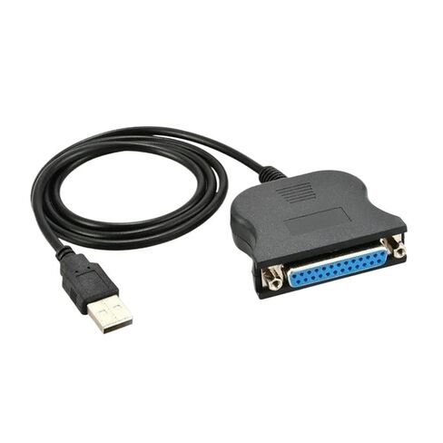 USB to 25 Pin DB25 Female IEEE 1284 Parallel Printer LPT Adapter Print Converter Cord Interface Communication in Saudi Arabia