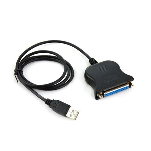 USB to 25 Pin DB25 Female IEEE 1284 Parallel Printer LPT Adapter Print Converter Cord Interface Communication in Saudi Arabia