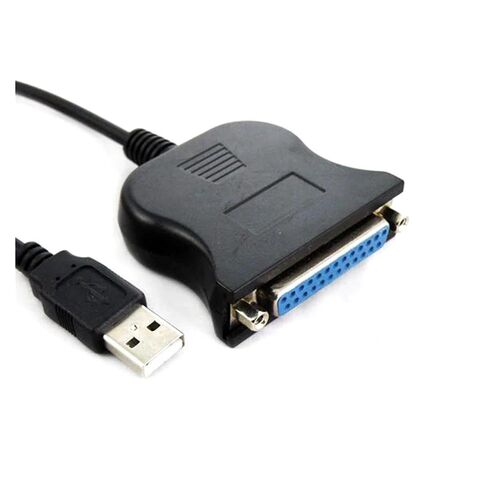 USB to 25 Pin DB25 Female IEEE 1284 Parallel Printer LPT Adapter Print Converter Cord Interface Communication in Saudi Arabia