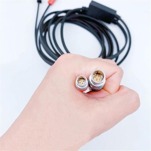 Cable LE52X Applicable to rS82 S86 G1 G2 G3 G6 T3 Power Data Cable for South GPS RTK GNSS Cable 1B 5pin+0B 5pin+Clip in Saudi Arabia