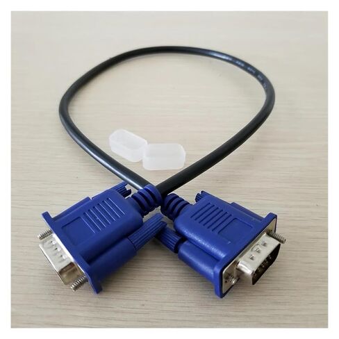 V/GA 15pin Male to Extension Video Cord for Computer Host Monir Projecr 50cm in Saudi Arabia