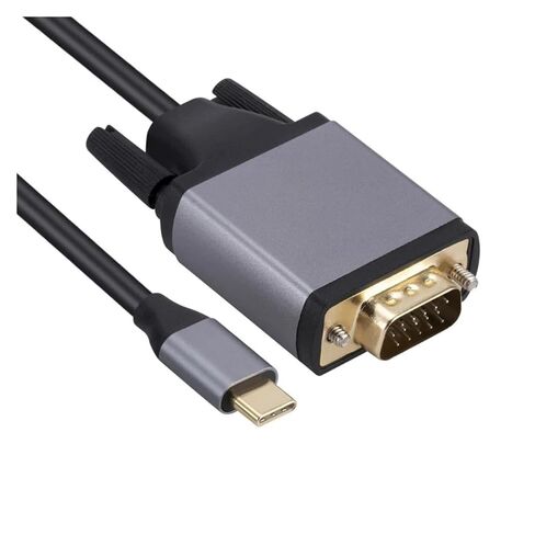 Y1UB USB C to V/GA Cord High Definition TY>pe to Converter Cord Extend Monitors Screen No Driver Needed in Saudi Arabia