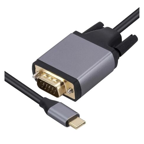 Y1UB USB C to V/GA Cord High Definition TY>pe to Converter Cord Extend Monitors Screen No Driver Needed in Saudi Arabia