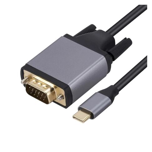 Y1UB USB C to V/GA Cord High Definition TY>pe to Converter Cord Extend Monitors Screen No Driver Needed in Saudi Arabia