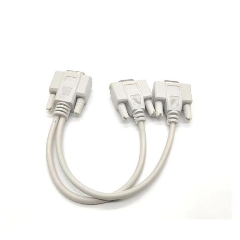 25cm 15Pin V/GA Splitter Cord 1 to 2 DB9 VG Male to Female Data in Saudi Arabia