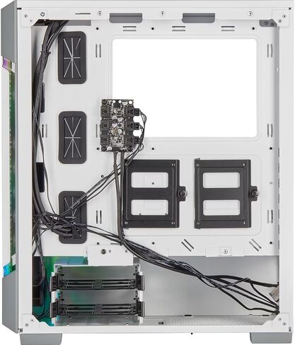 Velztorm iCUE 220T RGB Airflow Mid-Tower Velztorm Version White Case- CC-9900017-VEL in Saudi Arabia