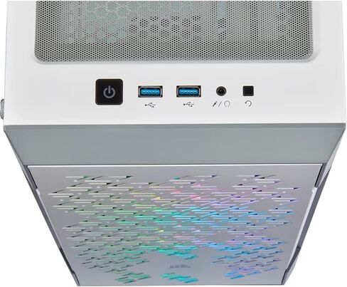 Velztorm iCUE 220T RGB Airflow Mid-Tower Velztorm Version White Case- CC-9900017-VEL in Saudi Arabia