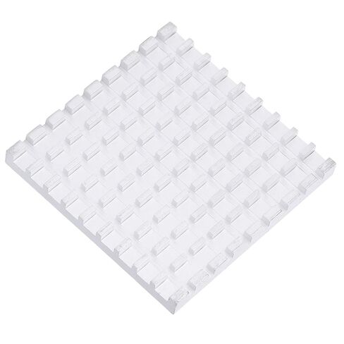 Aluminum Cooling Fin Heat Sink Cooling Fins Cooler 48 x 5 x 48mm Light Weight Compact Structure with Slotted Fine Teeth for Router CPU Amplifier Electronic Components in Saudi Arabia