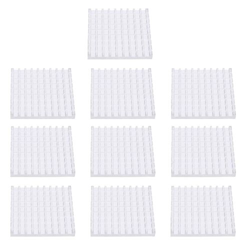 Aluminum Cooling Fin Heat Sink Cooling Fins Cooler 48 x 5 x 48mm Light Weight Compact Structure with Slotted Fine Teeth for Router CPU Amplifier Electronic Components in Saudi Arabia