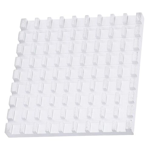 Aluminum Cooling Fin Heat Sink Cooling Fins Cooler 48 x 5 x 48mm Light Weight Compact Structure with Slotted Fine Teeth for Router CPU Amplifier Electronic Components in Saudi Arabia