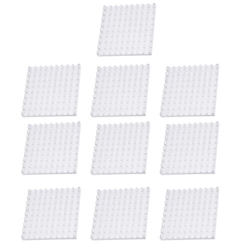 Aluminum Cooling Fin Heat Sink Cooling Fins Cooler 48 x 5 x 48mm Light Weight Compact Structure with Slotted Fine Teeth for Router CPU Amplifier Electronic Components in Saudi Arabia