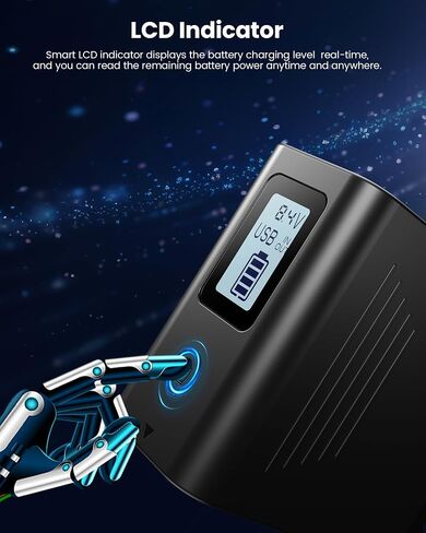 FirstPower NP-F970 Battery 2-Pack 7800mAh with USB Output LCD Display in Saudi Arabia