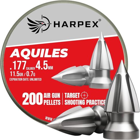 رأس سهم مدبب Harpex .177 كال أيرغون الكريات، 11.5 حبة، 200 قطعة in Kuwait