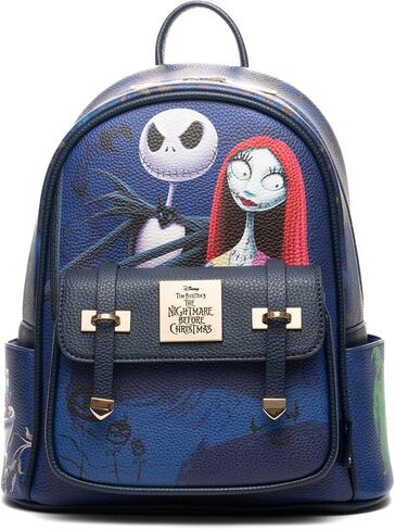 Wondapop Disney The Nightmare Before Christmas Nightmares Do Come True 11" Vegan Leather Mini Daypack in Saudi Arabia