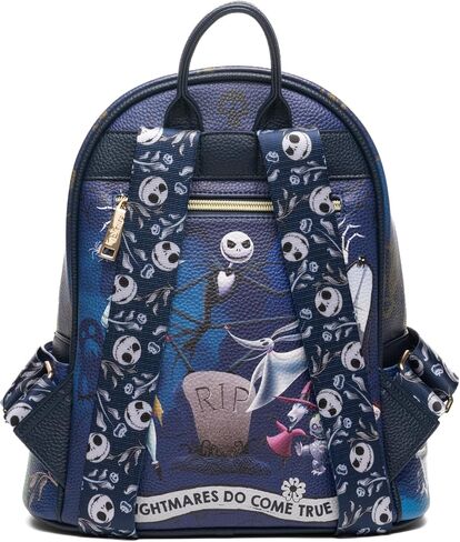 Wondapop Disney The Nightmare Before Christmas Nightmares Do Come True 11" Vegan Leather Mini Daypack in Saudi Arabia