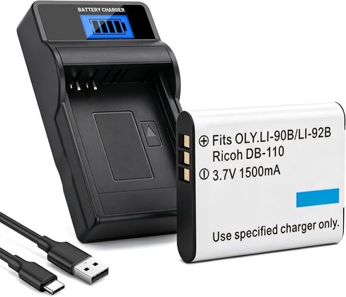 DB-110 Battery for Ricoh GR III/IIIx,Theta X,WG-6,G900/G900SE II in Saudi Arabia