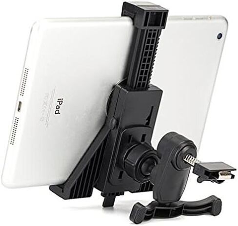 Car Mount Air Vent Tablet Holder Rotating Cradle Dock Stand Black for T-Mobile Alcatel OneTouch Pop 7 - T-Mobile iPad Air - T-Mobile IPad Air 2 - T-Mobile iPad Mini 2 in Kuwait