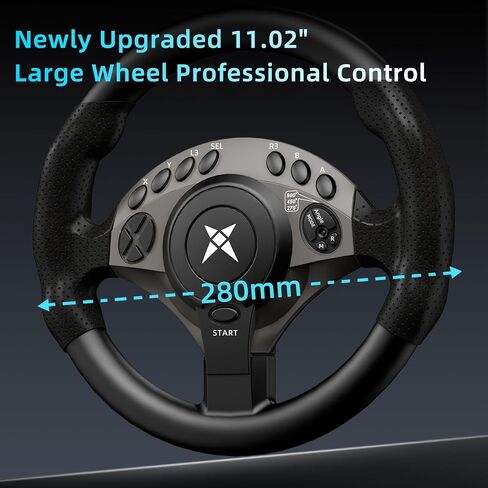 DOYO F9 Pro Gaming Steering Wheel with Pedals and Shifter for PC, PS3 in Saudi Arabia