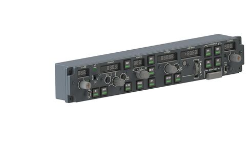 SYDYSOSO Cockpit Simulator 737X MCP Flight Simulator Mode Control Panel, Full Scale 1:1 Replica Mode Control Panel, Realistic Operation, Plug and Play, USB, Compatible With PC in Saudi Arabia