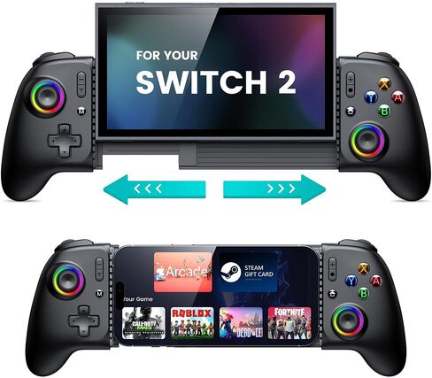 جهاز التحكم المحمول Gammeefy Switch 2 لجهاز نينتندو سويتش 2/1/OLED in Kuwait