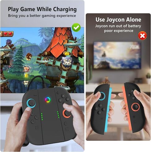 Switch 2 Joycon 2 Charging Grip for Nintendo Switch 2 Accessories in Saudi Arabia