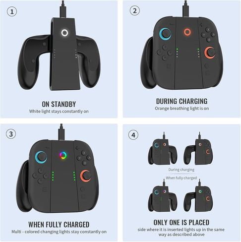 Switch 2 Joycon 2 Charging Grip for Nintendo Switch 2 Accessories in Saudi Arabia