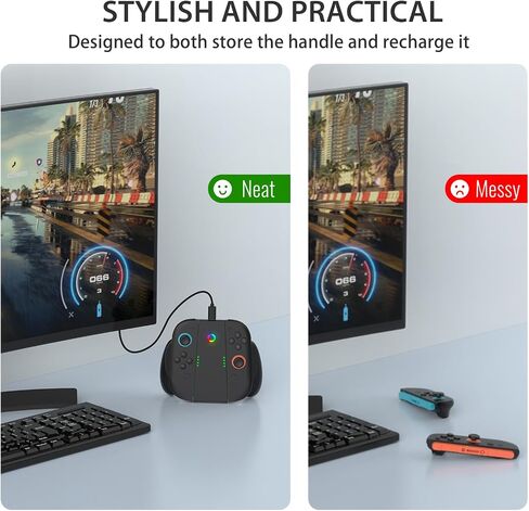 Switch 2 Joycon 2 Charging Grip for Nintendo Switch 2 Accessories in Saudi Arabia