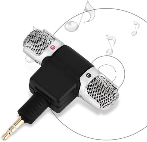 HighQuality Mini Microphone Mic for PC Audio Recording Adjustable Angle Gold Plated in Saudi Arabia
