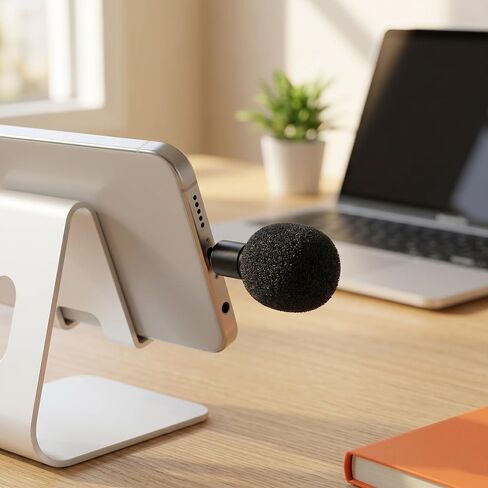 SHINEOFI Mini Recording Microphone with 3.5mm Jack 2pcs for Phone Laptop in Saudi Arabia