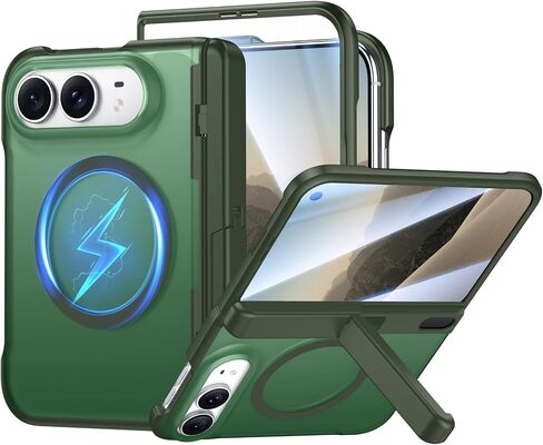 SPIDERCASE Magnetic for iPhone Duo Case, with Stand,Black in Saudi Arabia