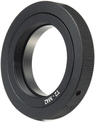 T2-M42 Lens Adapter Ring for Telescopes Microscopes T/T2(M42×0.75mm) Screw Thread Mount Lens and for M42 Screw Mount Camera Metal Lens Adapter Ring Manual Focus Adapter Ringocus Adapter Ring in Saudi Arabia