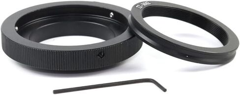 T2-M42 Lens Adapter Ring for Telescopes Microscopes T/T2(M42×0.75mm) Screw Thread Mount Lens and for M42 Screw Mount Camera Metal Lens Adapter Ring Manual Focus Adapter Ringocus Adapter Ring in Saudi Arabia