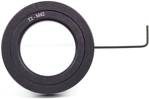 T2-M42 Lens Adapter Ring for Telescopes Microscopes T/T2(M42×0.75mm) Screw Thread Mount Lens and for M42 Screw Mount Camera Metal Lens Adapter Ring Manual Focus Adapter Ringocus Adapter Ring in Saudi Arabia