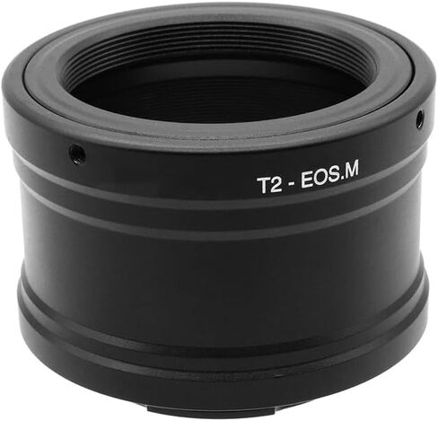 T2-EOS M Lens Adapter Ring for Telescopes Microscopes T/T2(M42×0.75mm) Screw Thread Mount Lens and for Canon EOS EF-M Mount Camera Metal Lens Adapter Ring Manual Focus Adapter Ring Focus Adapter Ring in Saudi Arabia
