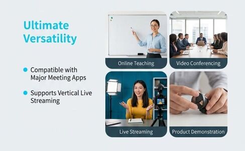 4K Webcam with IMX363 Sensor, 110 Wide Angle for Video in Saudi Arabia