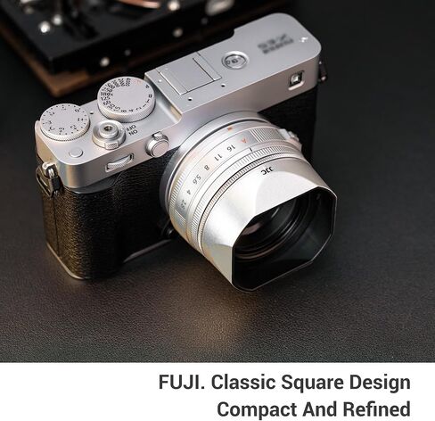 JJC Magnetic Lens Hood for Fujifilm XF 23mm f2.8 Lens on X-E5 Camera, Black in Saudi Arabia