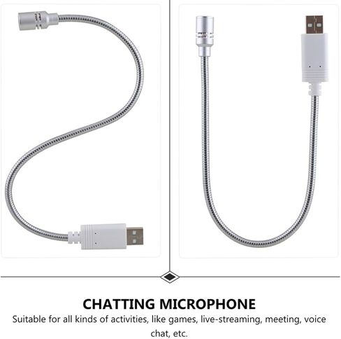 Outanaya USB Microphone for Computer and Laptop with High Sensitivity and Lightweight Aluminum Alloy Body, Includes Sponge Cover, for Meeting and Voice Chat Applications in Saudi Arabia
