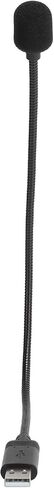USB Microphone Compact Portable Microphone 48KHZ Recording for 2000/XP/7/OS X Mini USB for PC Laptop ABS Material Color as Pictures Shown in Saudi Arabia