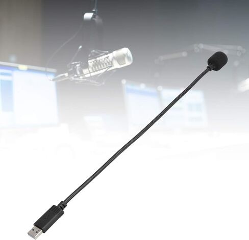 USB Microphone Compact Portable Microphone 48KHZ Recording for 2000/XP/7/OS X Mini USB for PC Laptop ABS Material Color as Pictures Shown in Saudi Arabia