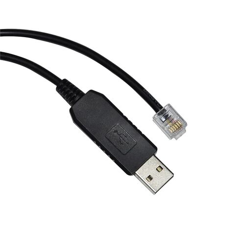 FT232RL USB to RJ11 RJ12 Jack RS232 Serial Communication Console Controller Cable(1.8m,USB RJ11(FT232 Chip)) in Kuwait