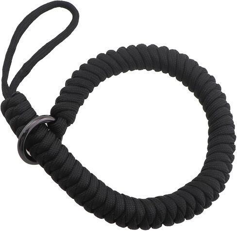 Black Nylon Shockproof Camera Wrist Strap Digital Lanyard Round Bracelet Cord Adjustable Seat Belt in Kuwait