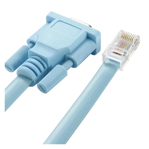 AP-10X RJ45 Network Cord Serial Rj45 to DB9 and RS232 to USB (2 in 1) CAT5 Ethernet Adapter LAN Console in Saudi Arabia