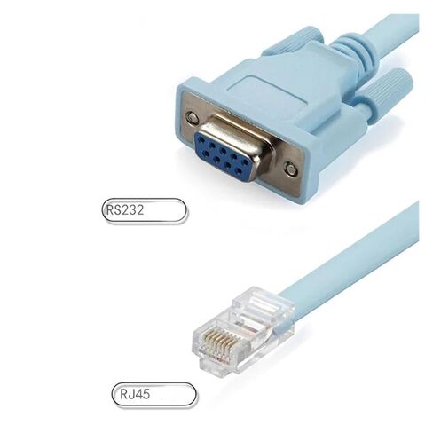 AP-10X RJ45 Network Cord Serial Rj45 to DB9 and RS232 to USB (2 in 1) CAT5 Ethernet Adapter LAN Console in Saudi Arabia