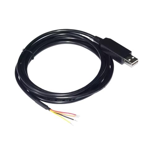 USB to UART TTL Serial Cable with FT232RL Chip, 4-Pin Open End Stripped Wire Adapter, TXD RXD GND VCC 3.3V 5V Data Programming Line(TTL 3V3,3m) in Saudi Arabia