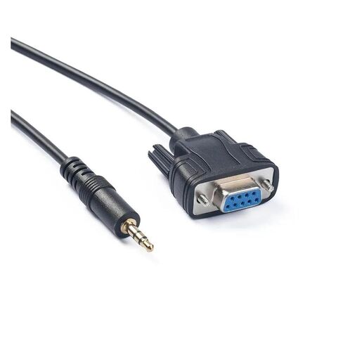 B90 RS232 Female to 3.5mm Stereo Cord DB9 to .5 Ja-ck Walkie Talkie Serial Connection Cord 1.8M Black in Saudi Arabia